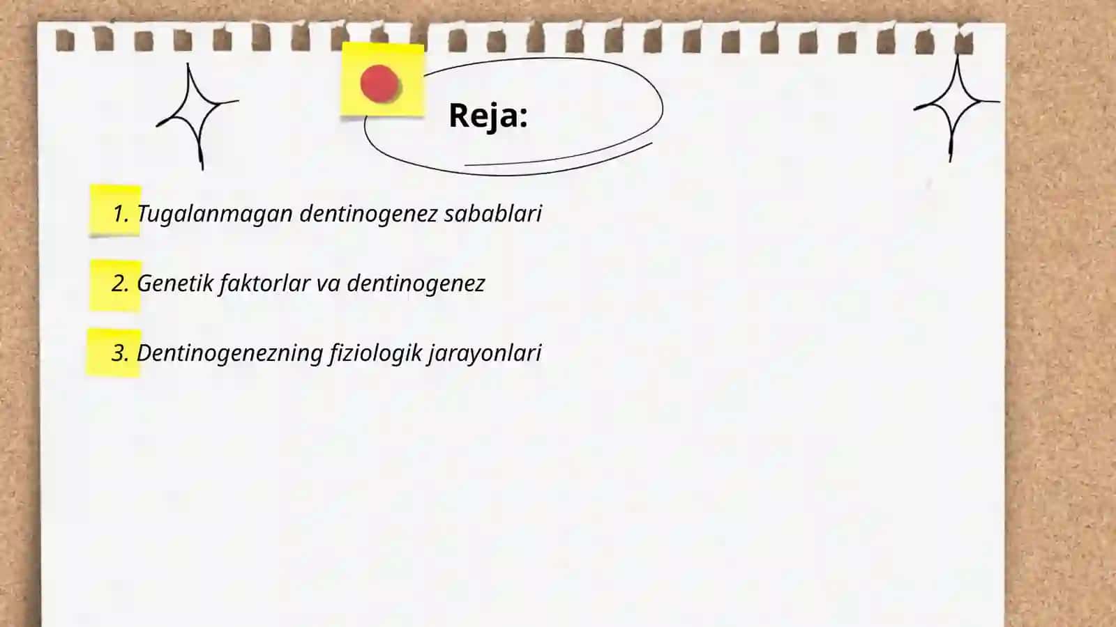 Tugalanmagan dentinogenez 2