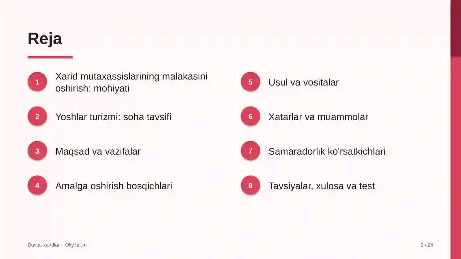 yoshlar turizmida xarid mutaxassislarining malakasini oshirish 3728 2
