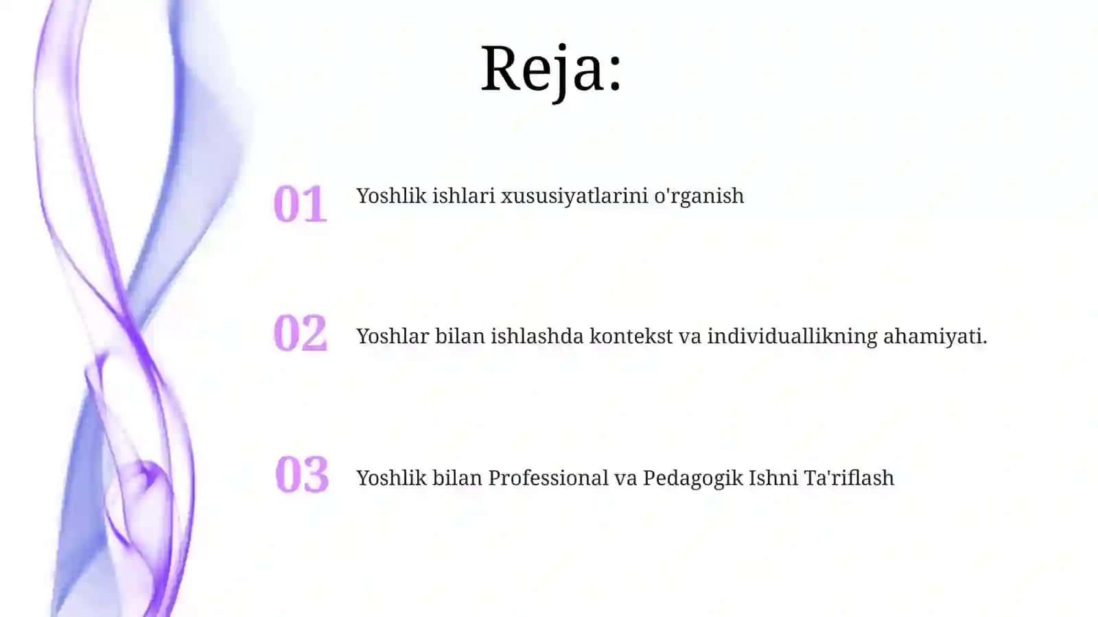 Yoshlar bilan ishlash boʻyichakasbiy-pedagogik faoliyat va uning oʻziga xosliklari 2
