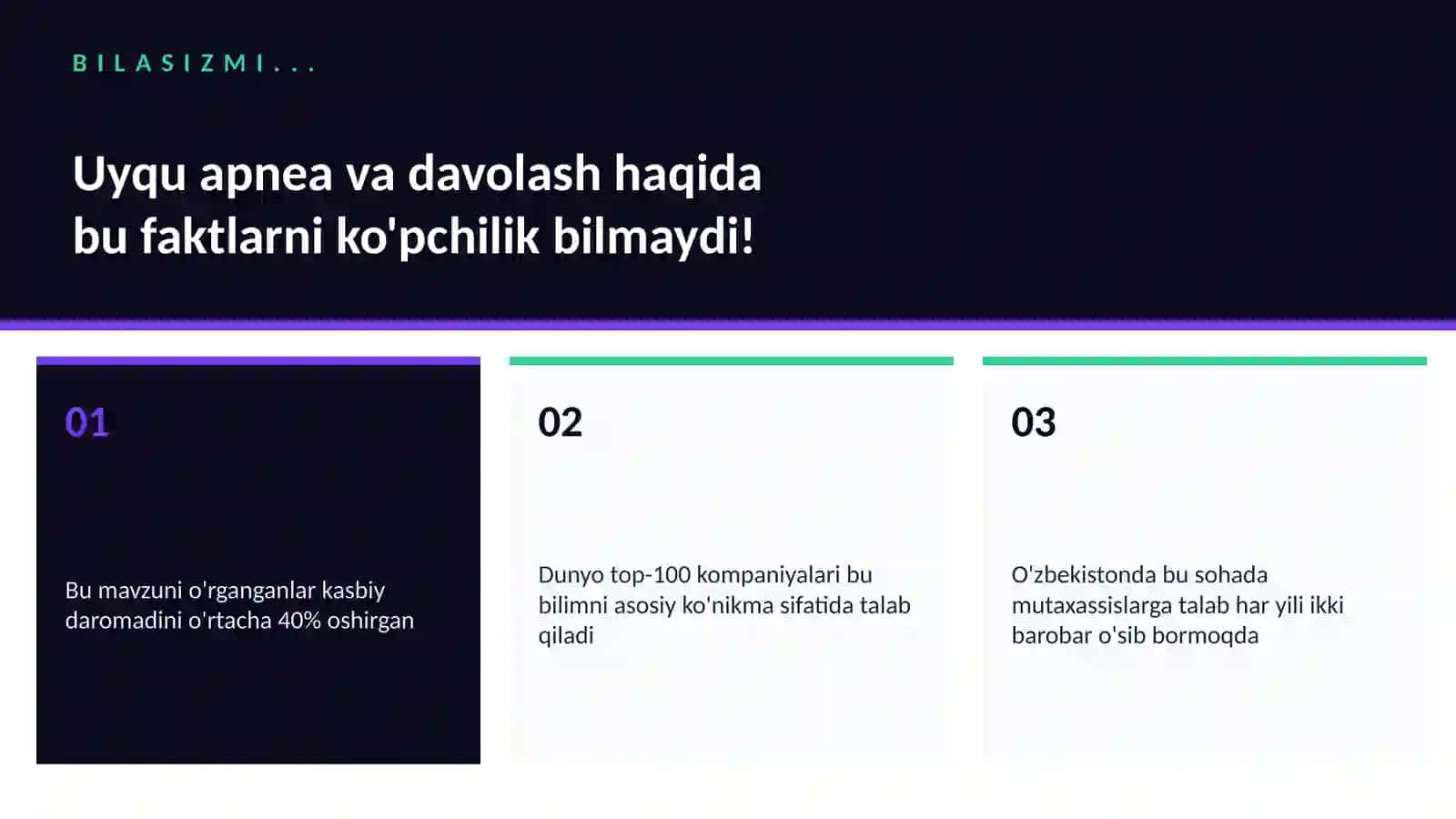 Uyqu apnea va davolash 2