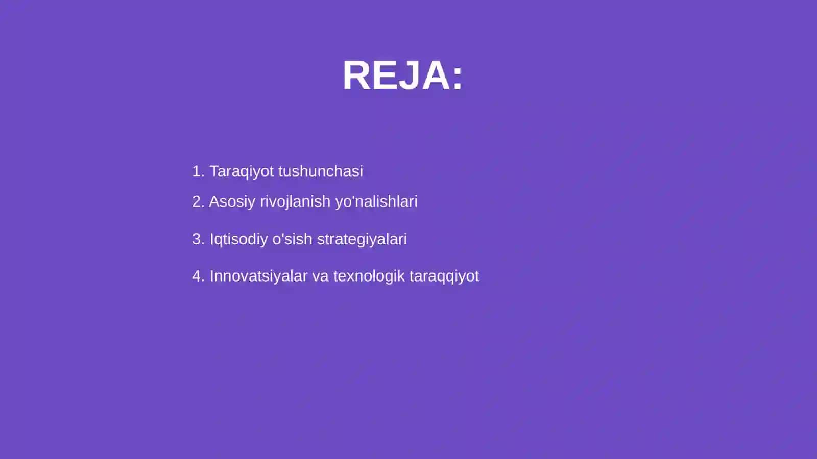 Taraqiyot yonalishlari 2