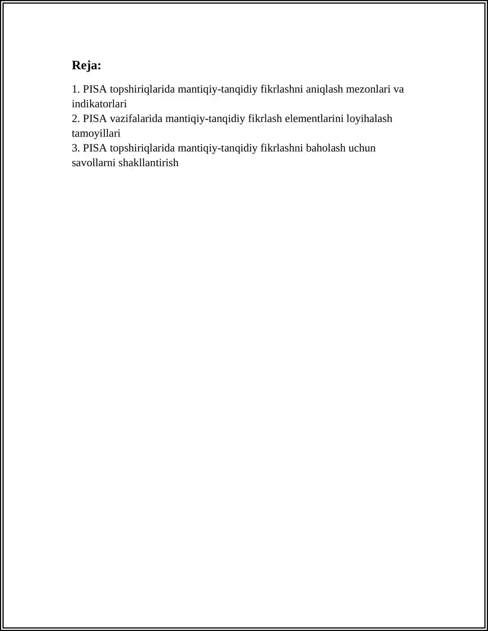 Tushunchalash va topshiriqlar mavzusiga oid referat 2