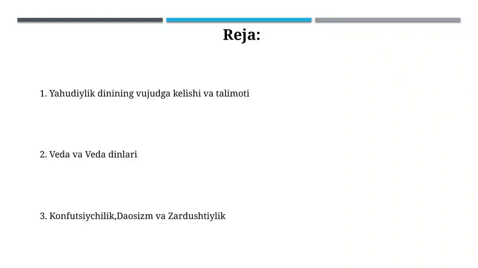 Milliy dinlar 2