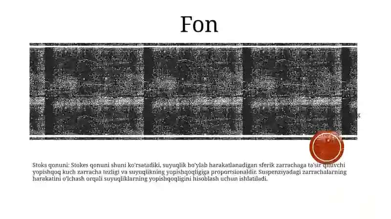 Qovushqoqlikni OʻLchash Usullar.Qovushqoqlik Haqida Stoks Qonuni 2