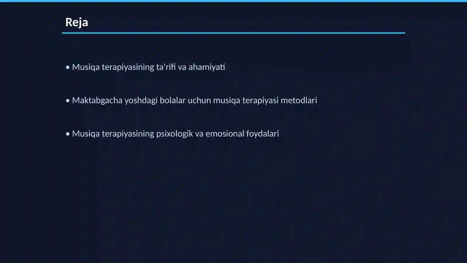 Maktabgacha ta'limda musiqa terapiyasi 2