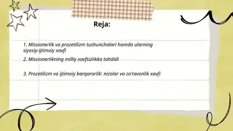 Missionerlik va prozetilizmning siyosiy ijtimoiy xavfi 2