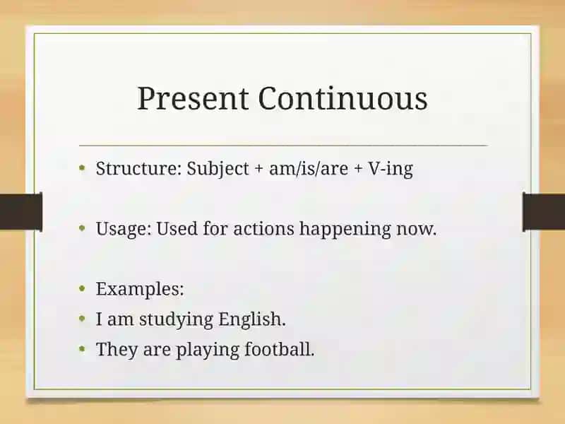 verb tenses 2