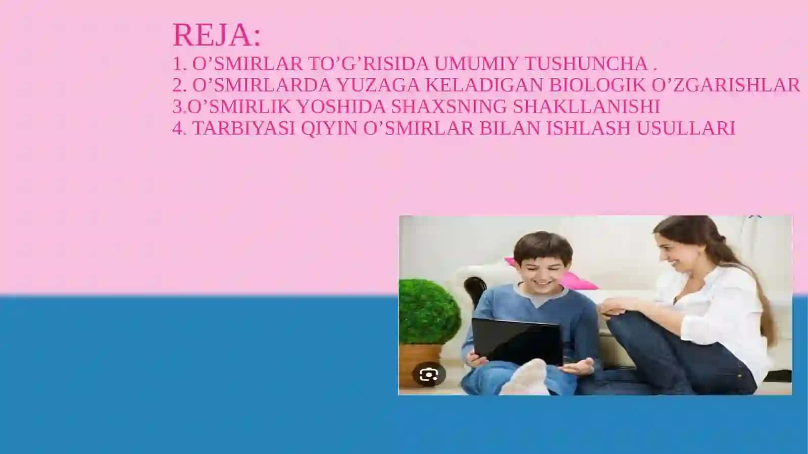 o’smirlik davrida fiziologik rivojlanish xususiyatlari va uning o’smir psixologiyasiga ta’siri (2) 2