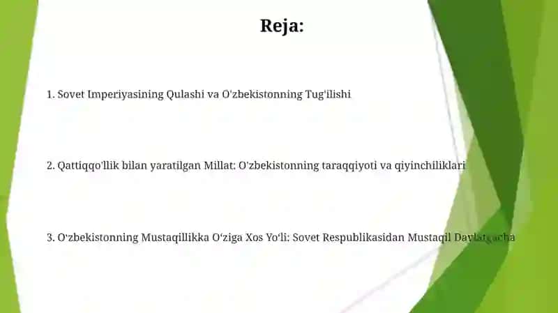 Oʻzbekistonning tarixiy ahamiyati 2