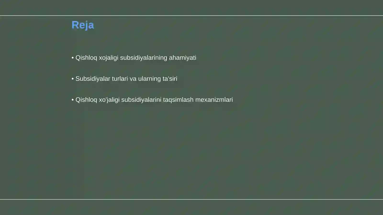 Qishloq xojaligi subsidiyalari 2