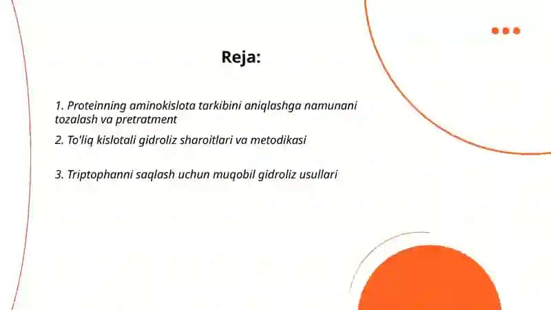 Oqsillarning aminokislota tarkibi 2