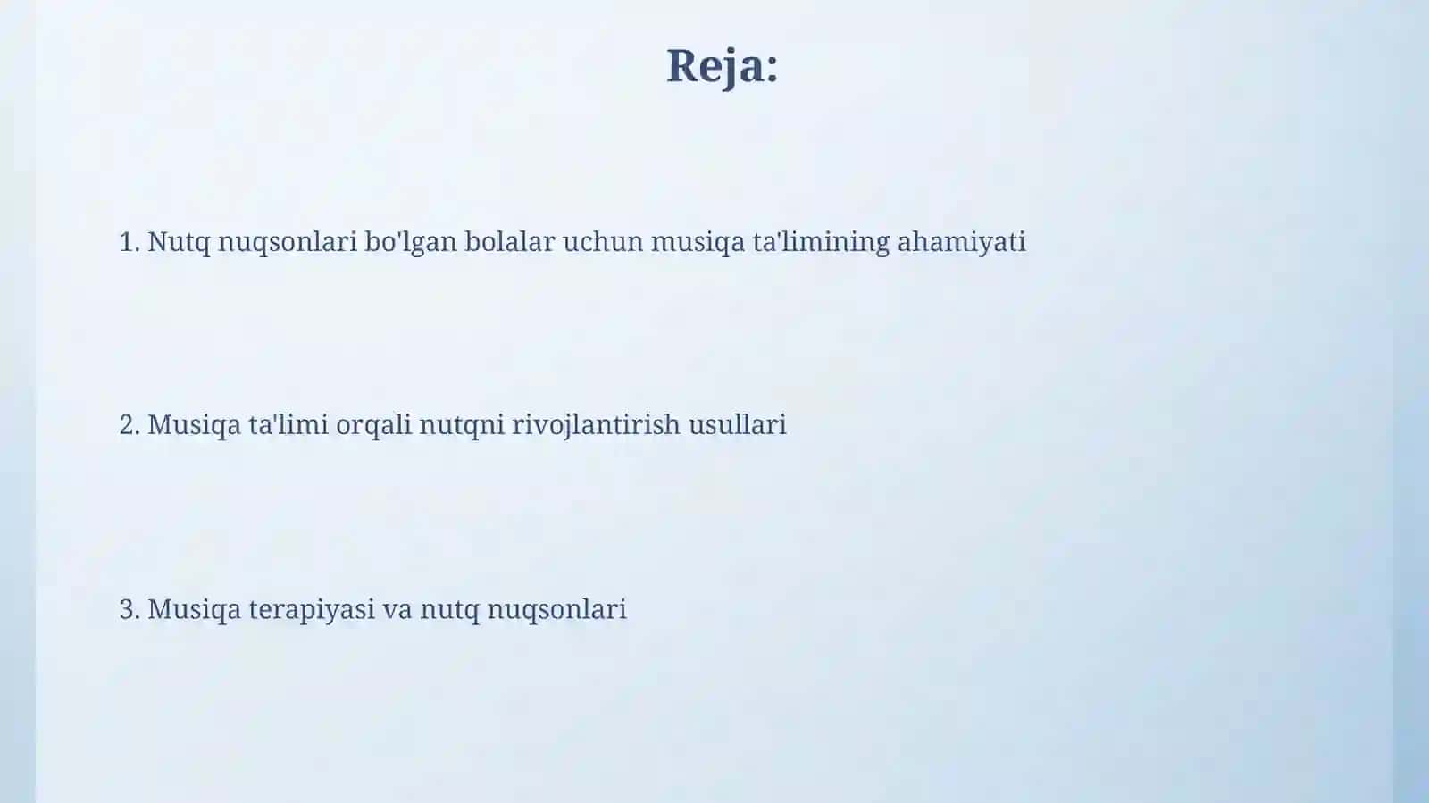 Musiqa ta'limining nutq terapiyasi bilan integratsiyasi 2