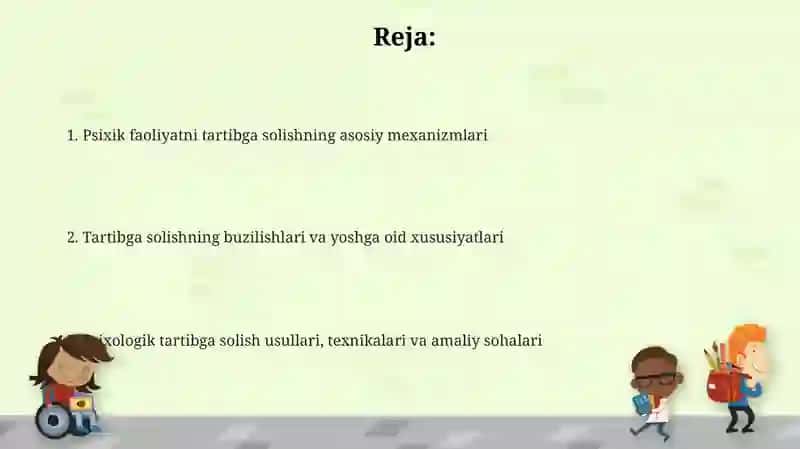Psixik faoliyatni tartibga solish 2