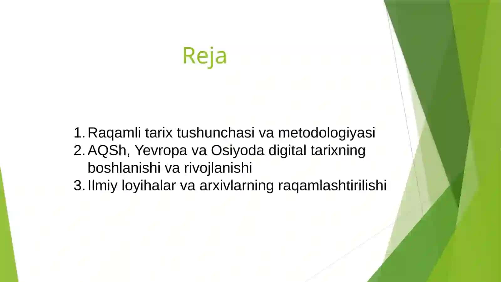 Raqamlitarix (Digital History) 2