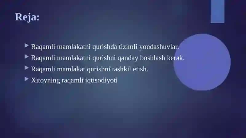 Raqamli iqtisodiyot bo‘yicha chetel tajribalari 2