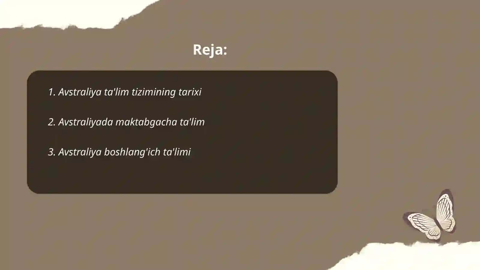 Avstaraliya ta'lim tizimi 2