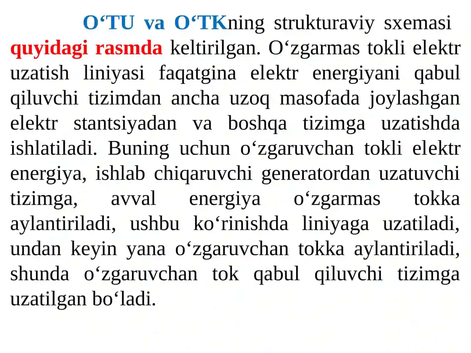O‘zgarmastoklikiritmavaelektruzatishsxemasi 2