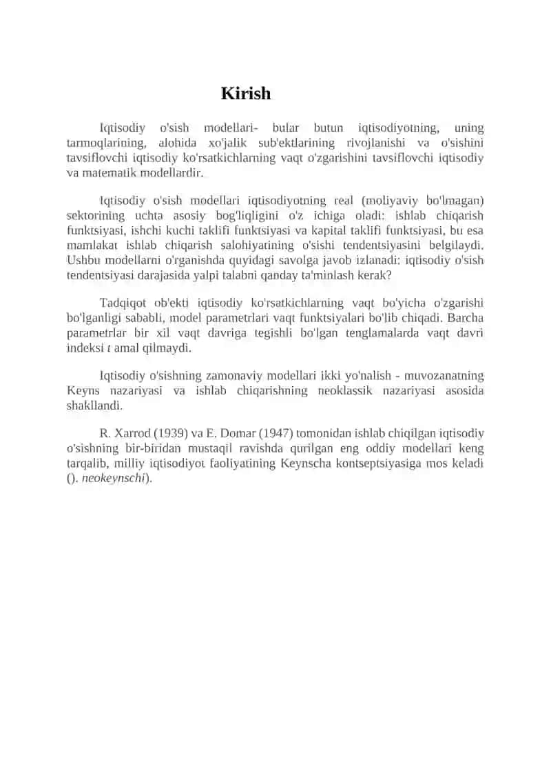 Keynscha modelda investitsiyalar funksiyasi 2