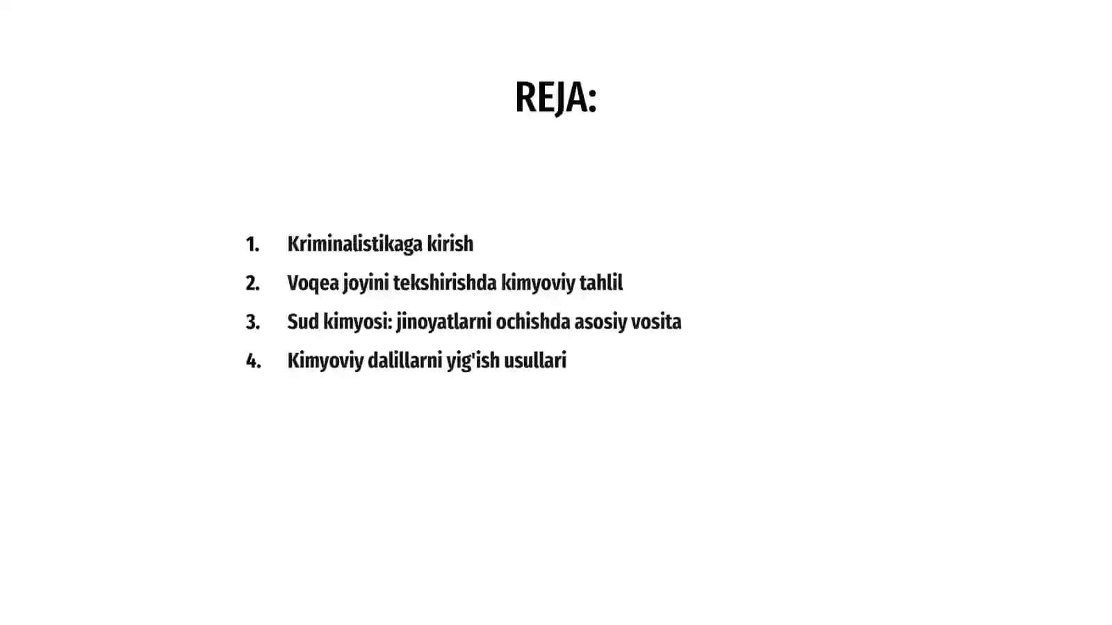 Kriminalistikada kimyoning oʻrni 2