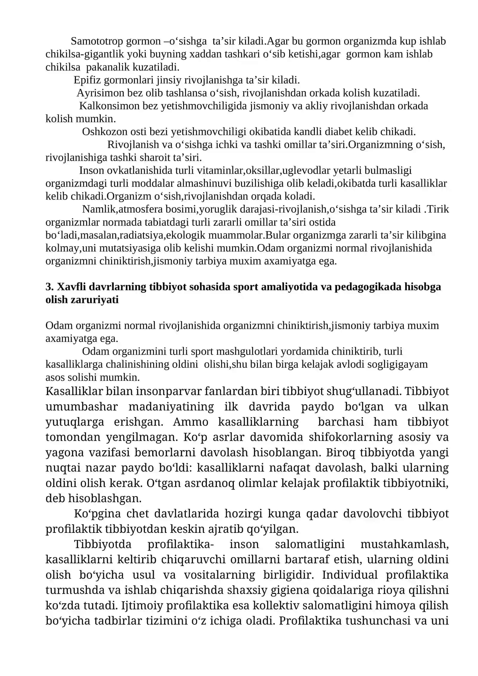 Xavfli va zaif davrlar nazariyasi. Odam salomatligiga xavfli davrlarning ta’siri. Xavfli davrlarning tibbiyot sohasida sport amaliyotida va pedagogikada hisobga olish zaruriyati 2