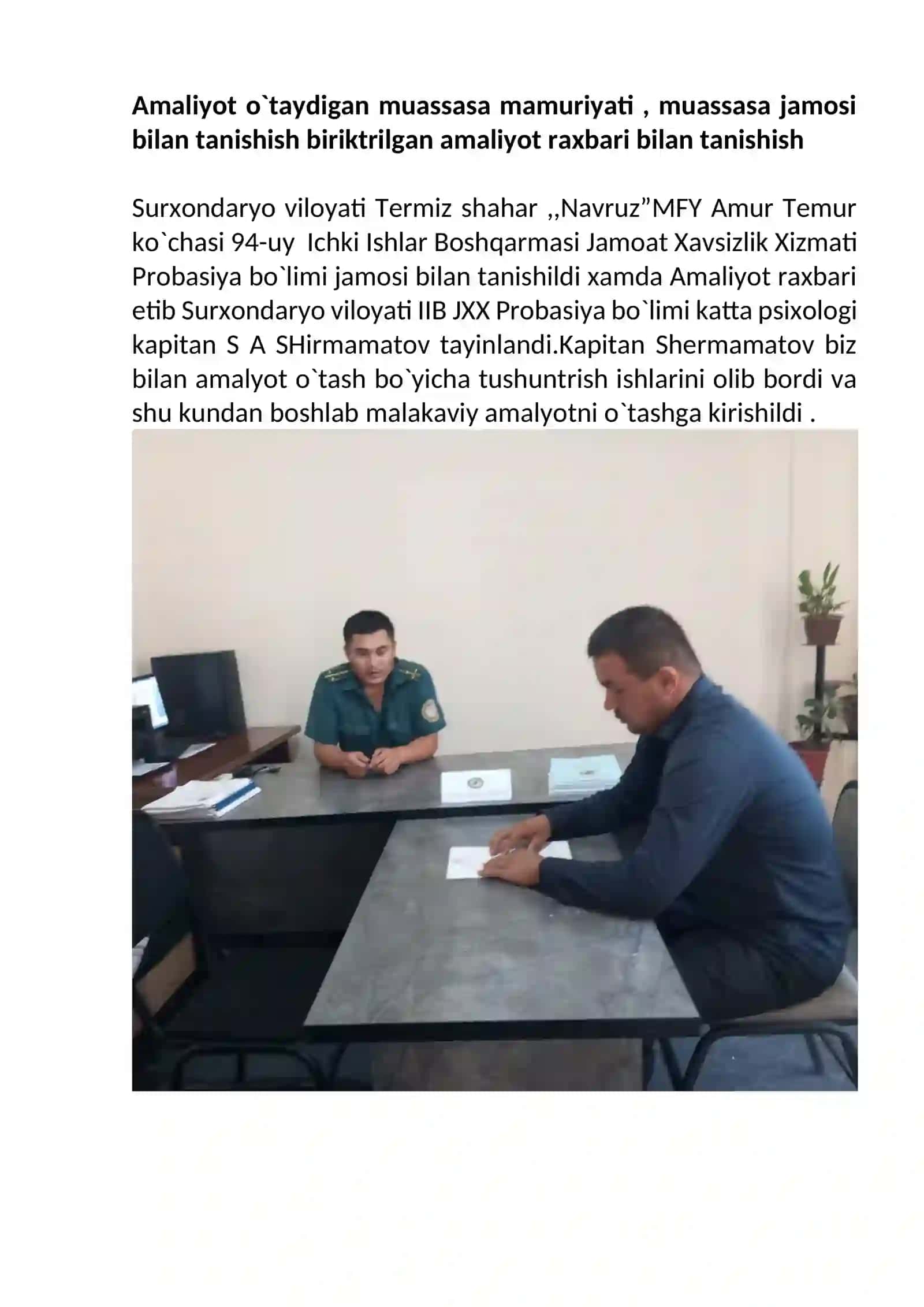 Amaliy Psixologiya yo`nalishi 2- kurs Hisoboti 2