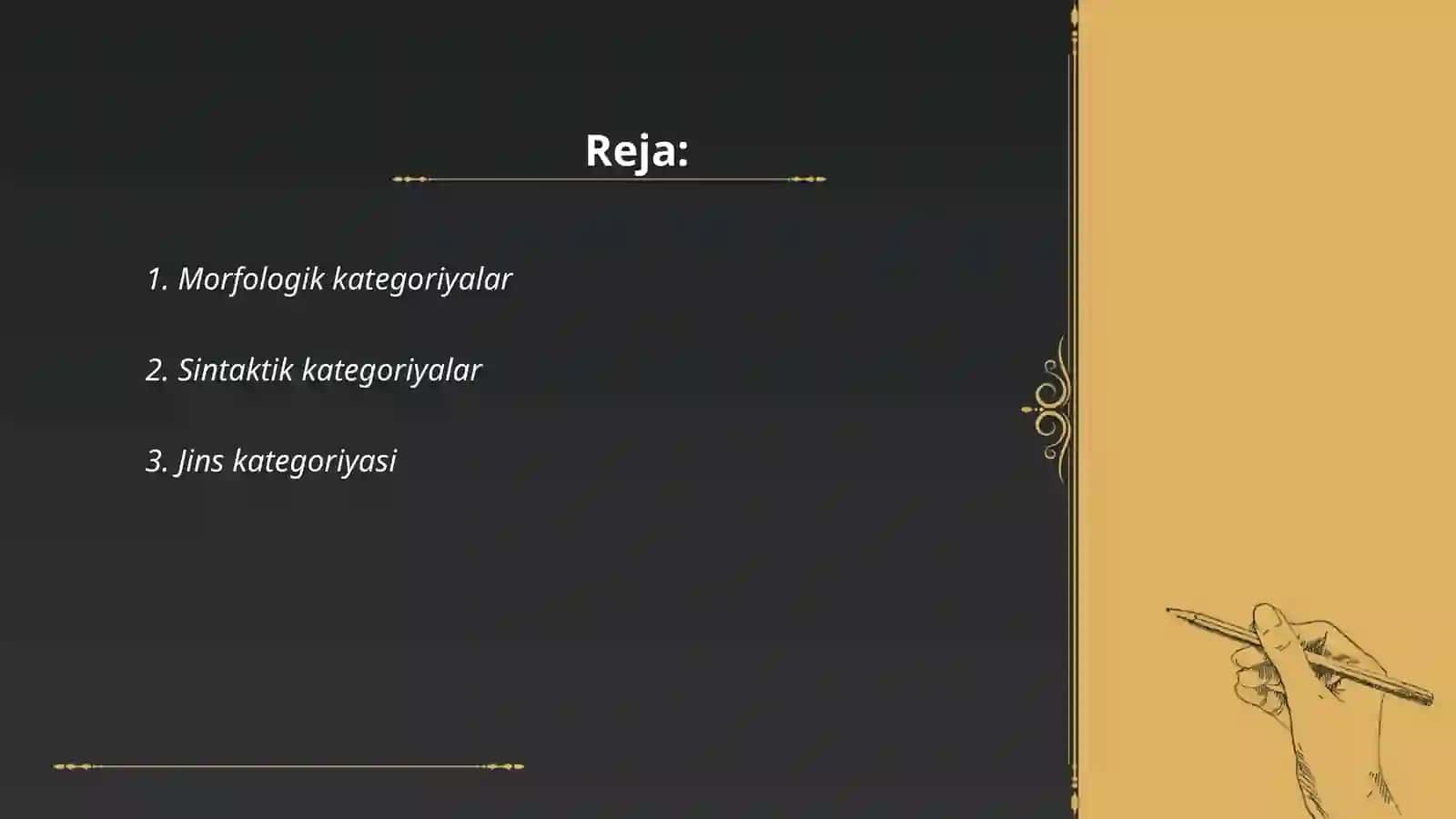 Morfologik kategoriyalar 2