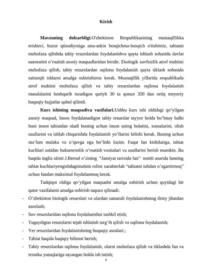 ADABIYOTLAR RO'YXATI 2