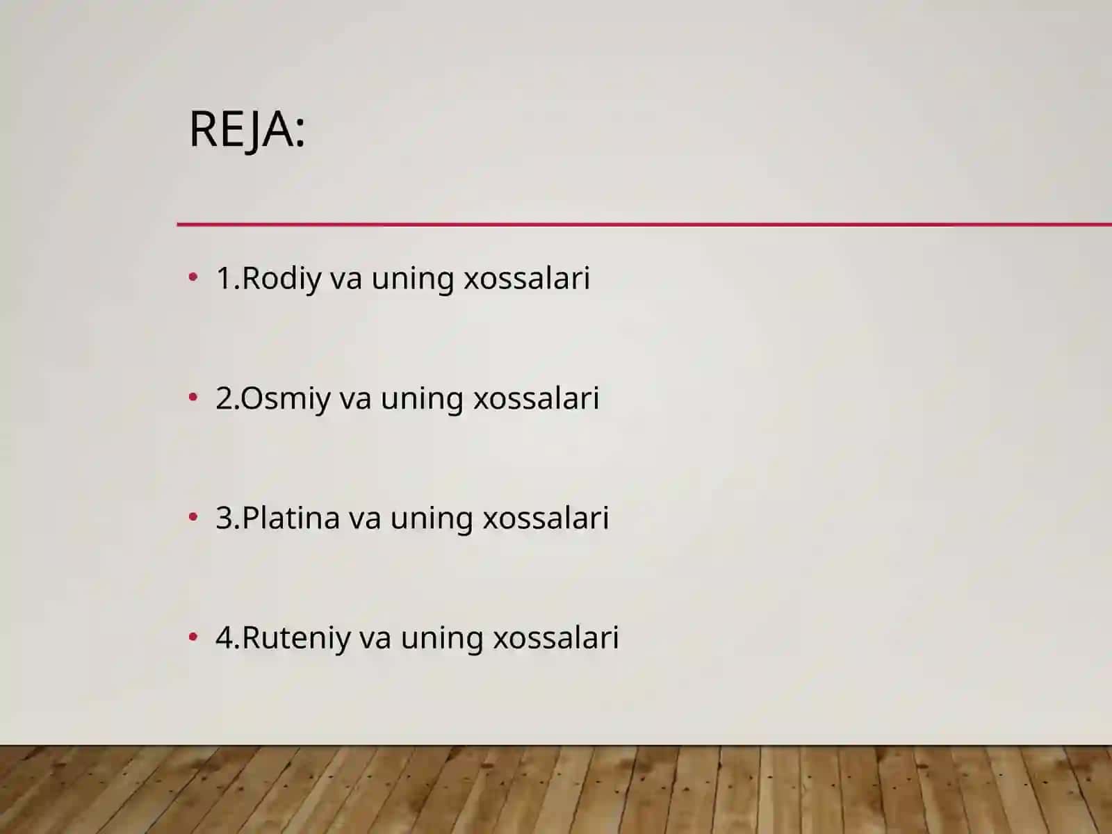 Rodiy va uning xossalari 2
