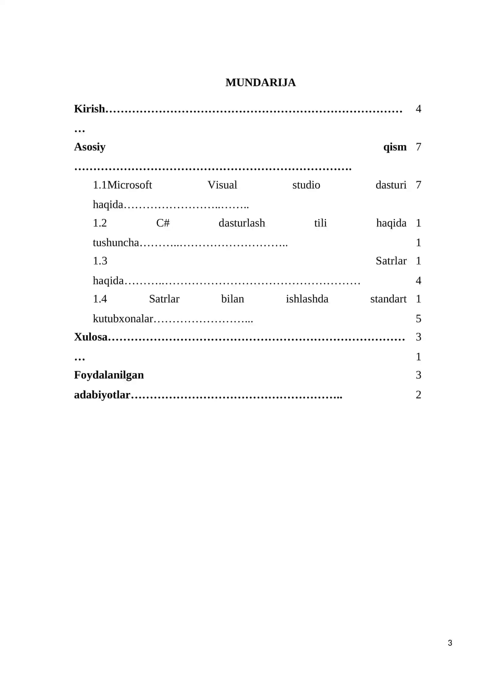 Satrlar bilan ishlash bo’yicha standart kutubxona funksiyalari 2