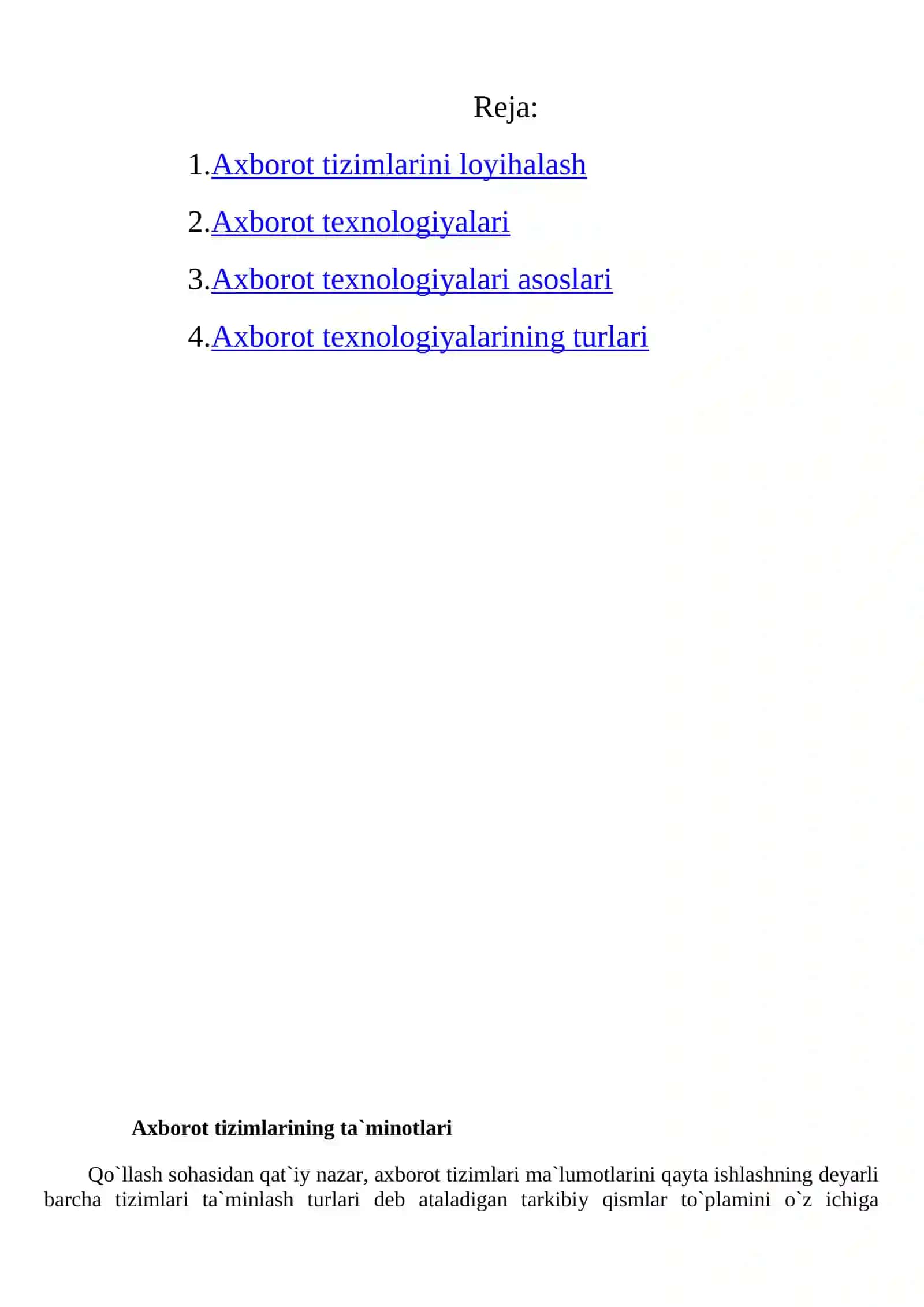 Iqtisodiy tizimlarning zamonaviy texnik ta'minoti 2
