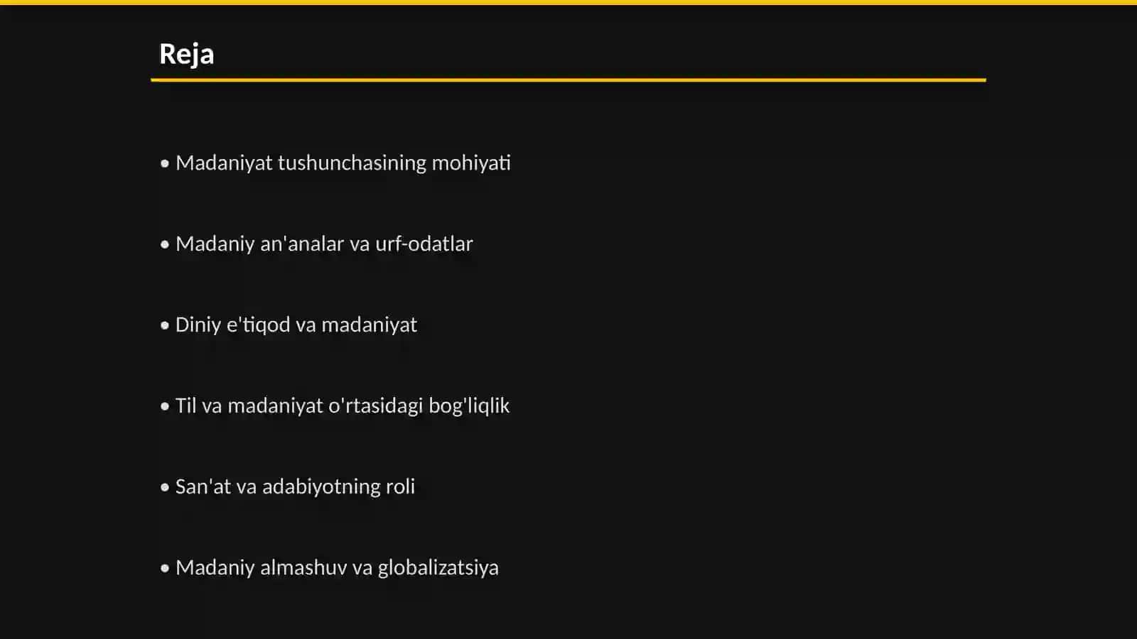 Dunyo xalqlari madaniyatidagi umumiylik va farqlar 2