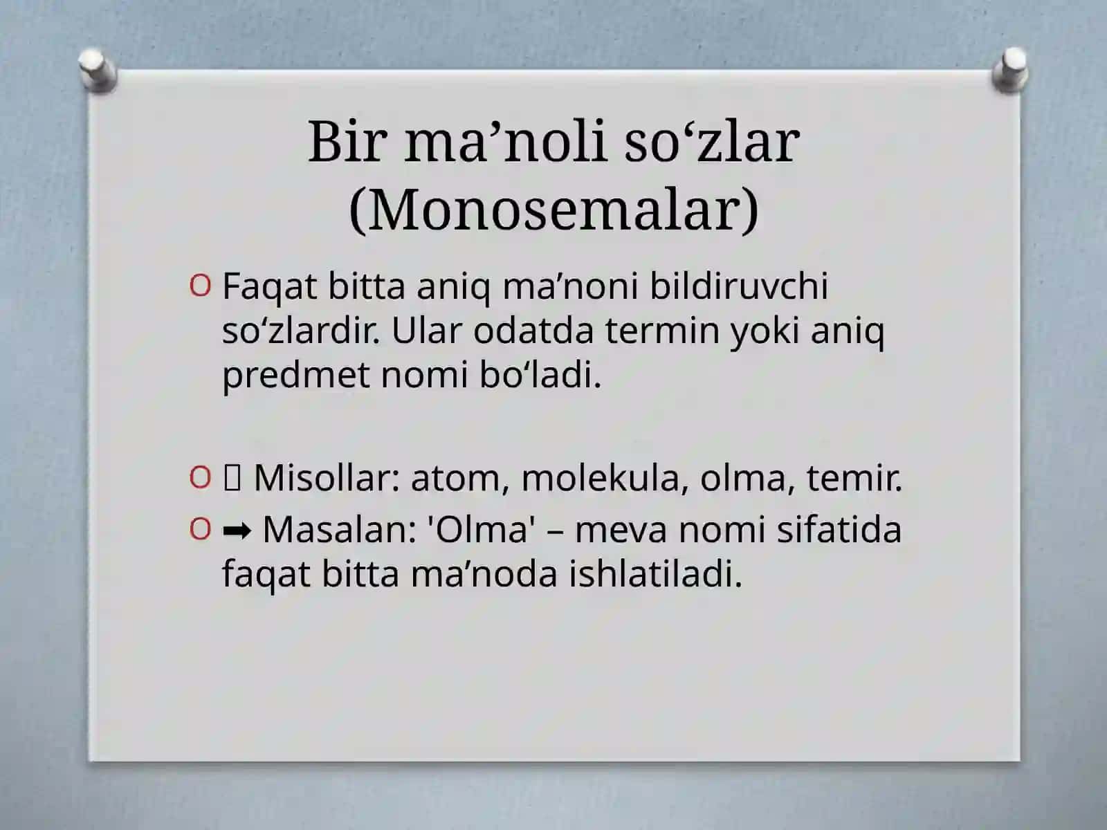 So‘zlarning shakl va ma’no munosabatiga ko‘ra turlari 2