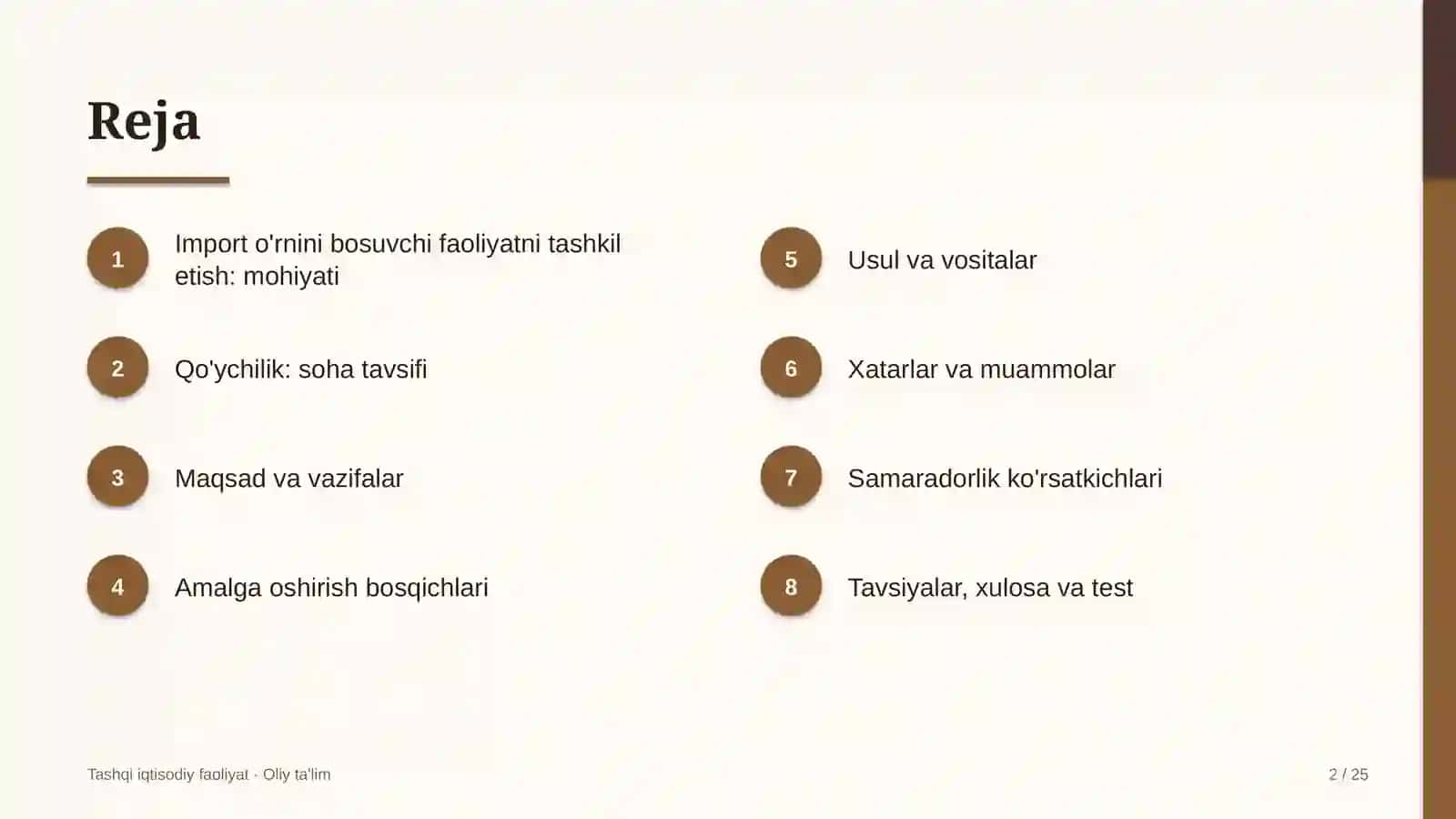 qo'ychilikda import o'rnini bosuvchi faoliyatni tashkil etish 8936 2