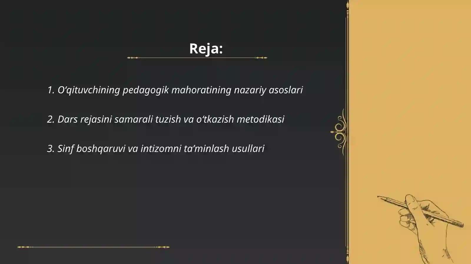 Pedogogik mahorat 2