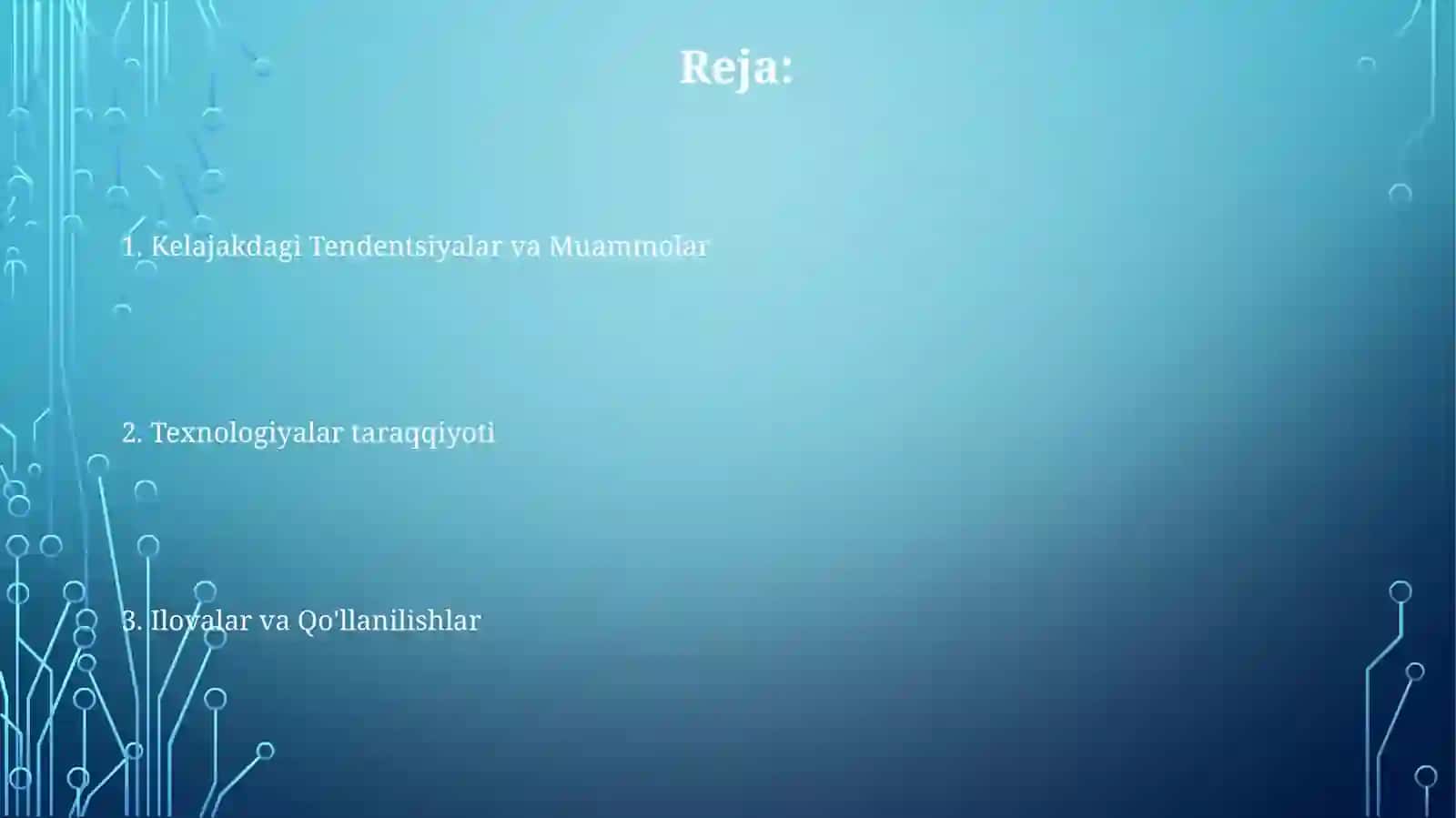 Davriy ravishda ishlaydigan transport vositalari 2