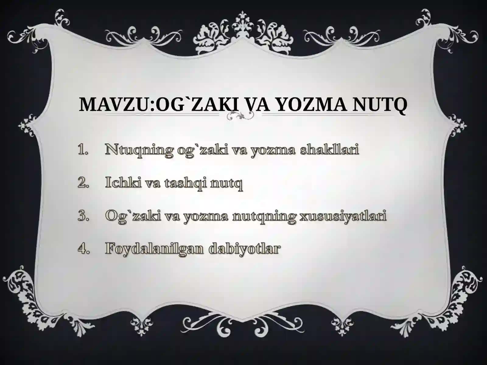 O`QITUVCHI NUTQ MADANIYATI 2
