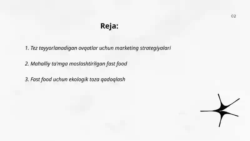 Fast food uchun biznes goya 2