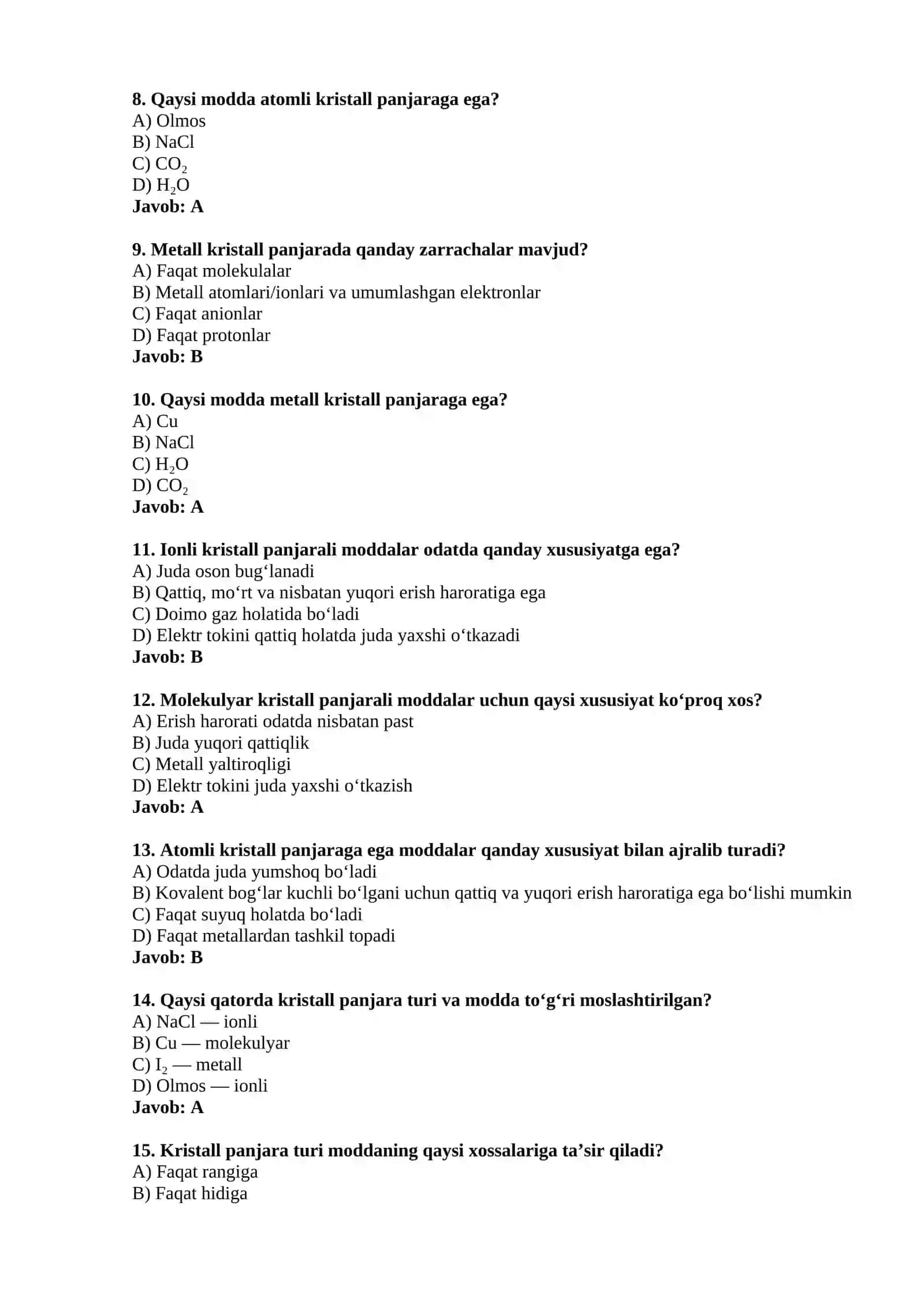 Kristall panjaralar test 2
