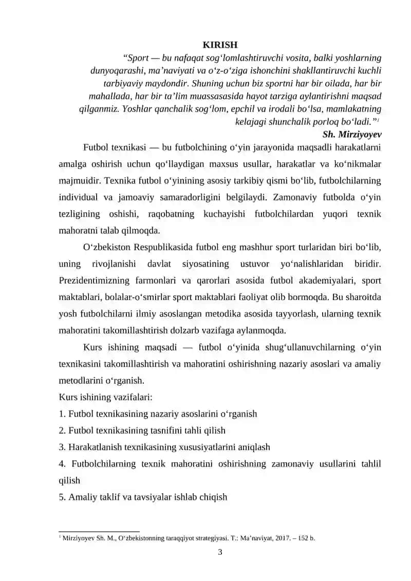 Futbolchilarning texnik tayyorgarligini oshirishning nazariy asoslari va amaliy metodlari 2