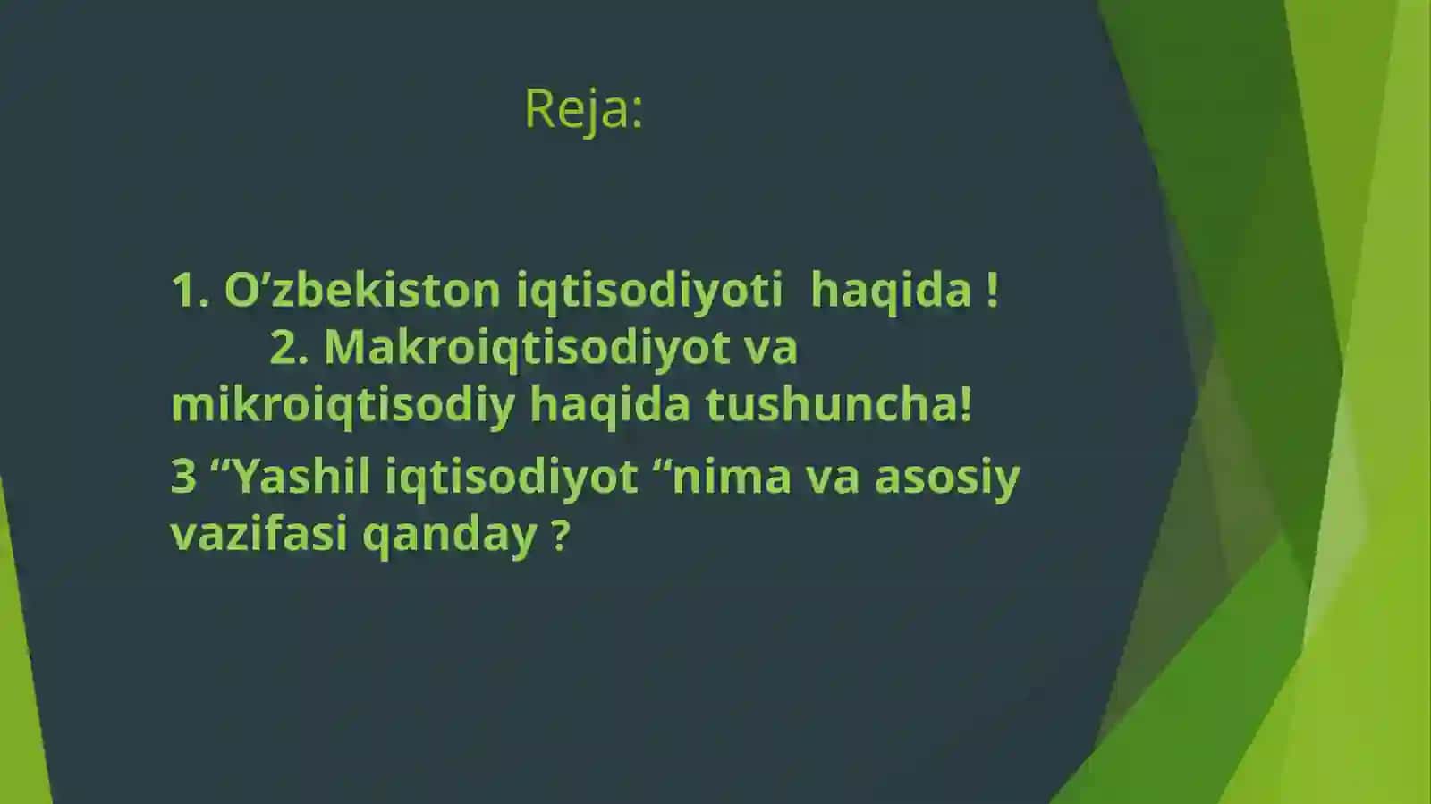 Makroiqtisodiyot va mikroiqtisodiy haqida 2