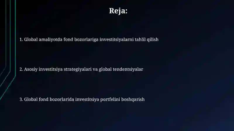 Investitsiya tahlili 2
