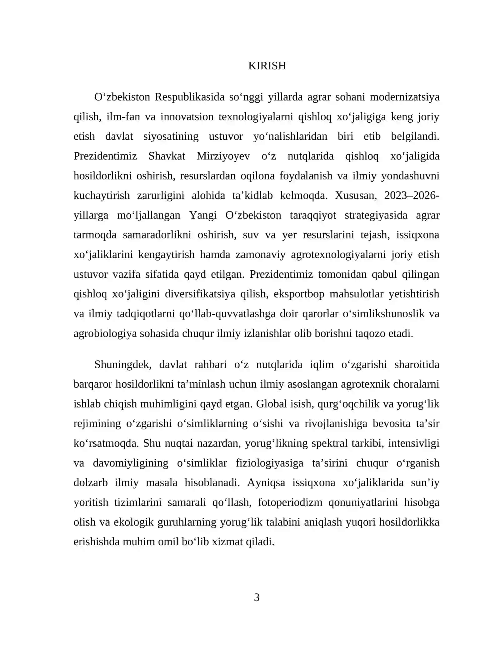 Yorugʻlikning oʻsimliklar hayotidagi ahamiyati 2