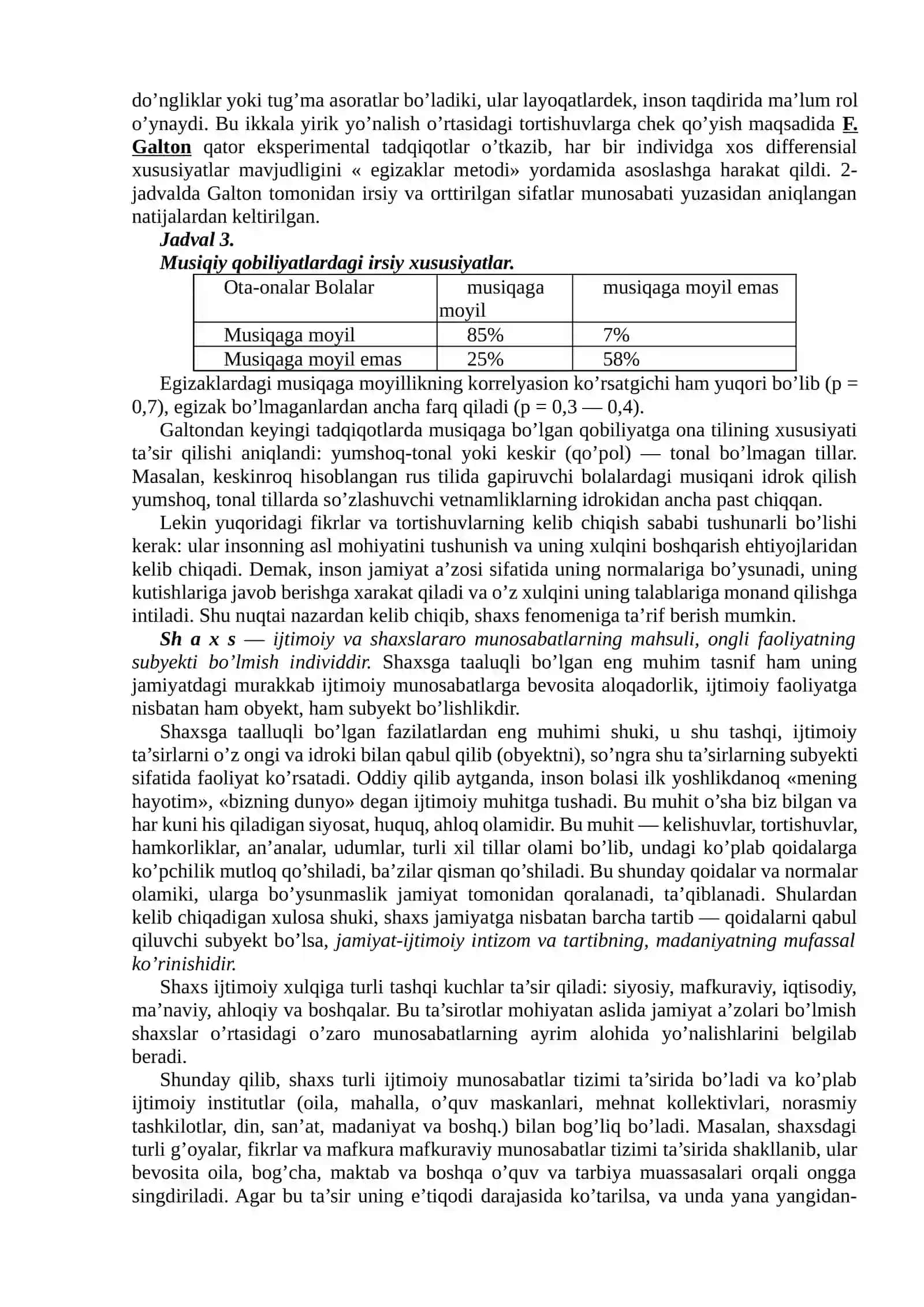 SHAXSNING FAOLLIGI. FAOLIYAT TURLARI, MOTIVASIYASI VA ULARNI BOSHQARISH 2