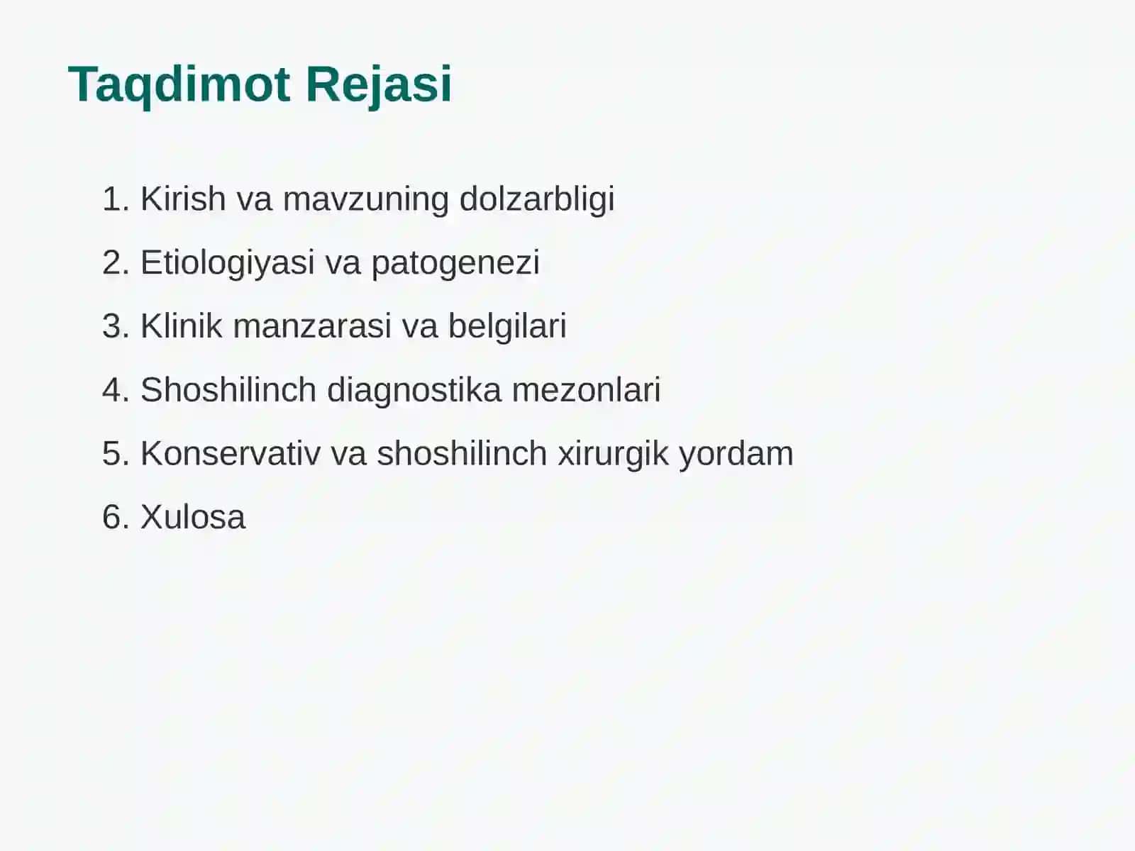Bolalarda o‘tkir xolesistitda shoshilinch xirurgik yordam 2