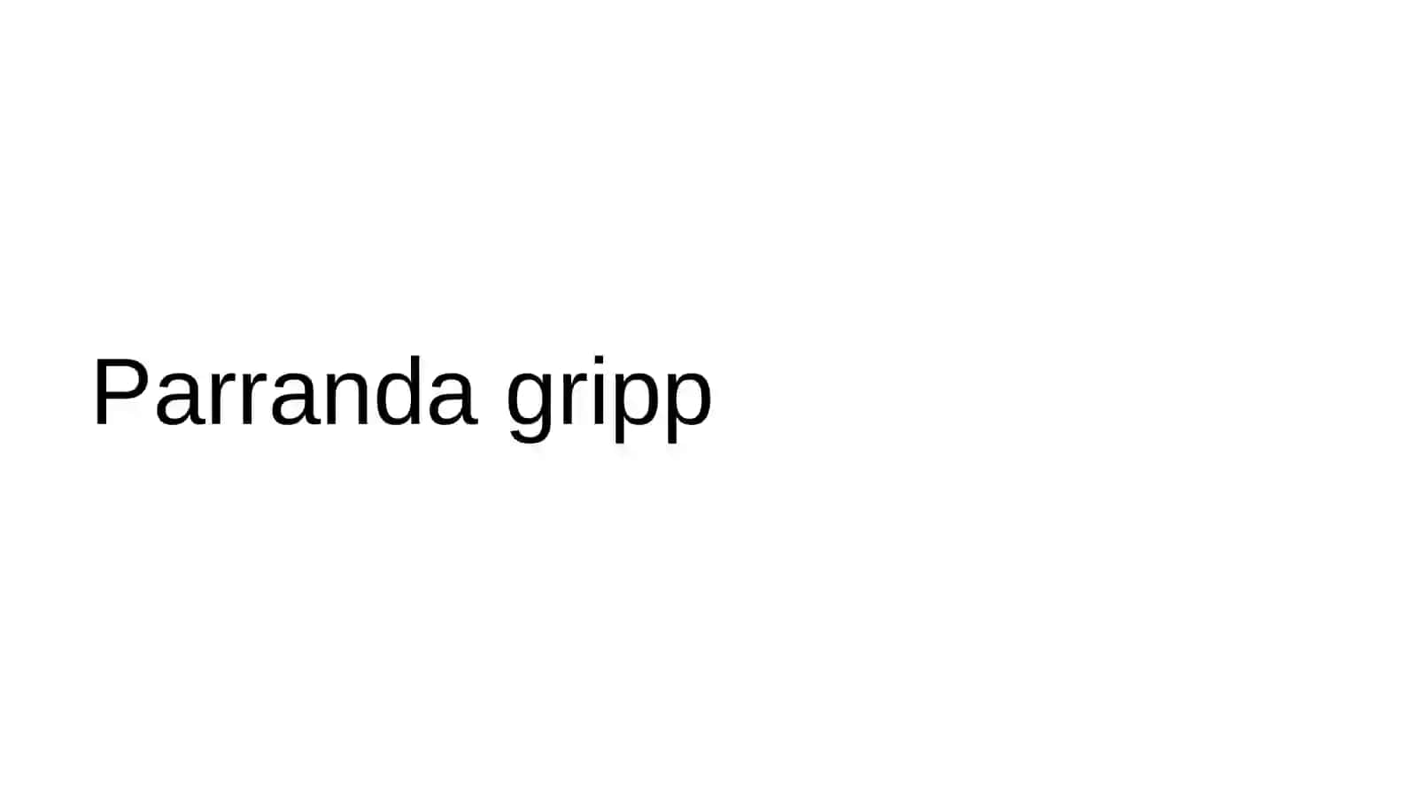 Cho’chqa va parranda grippi 2