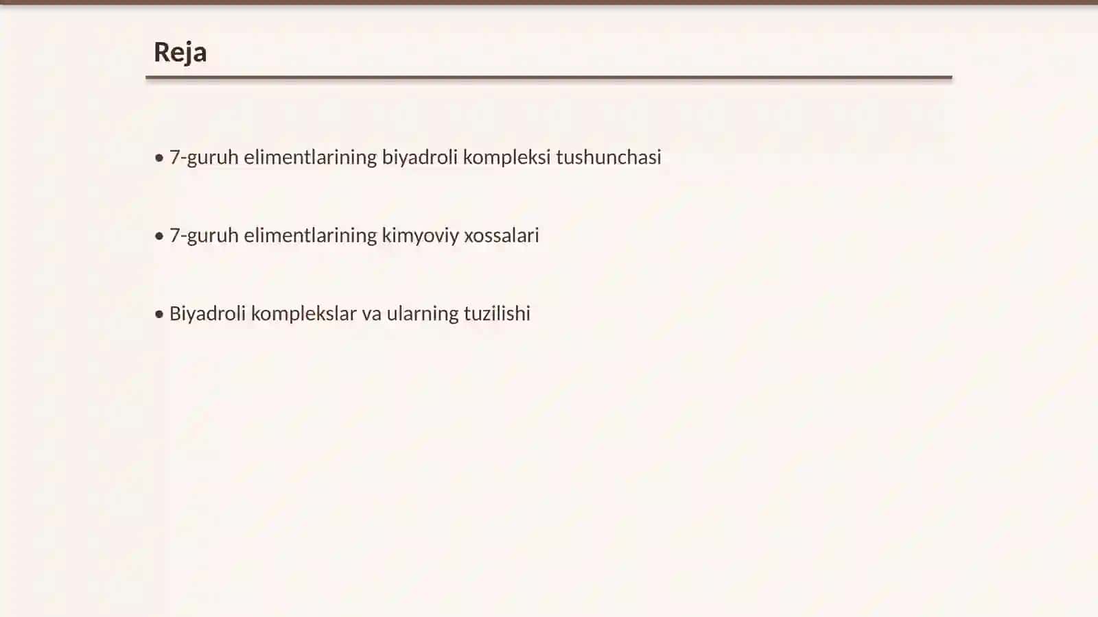 7-guruh elimentlarining biyadroli komplekis birikmalari 2