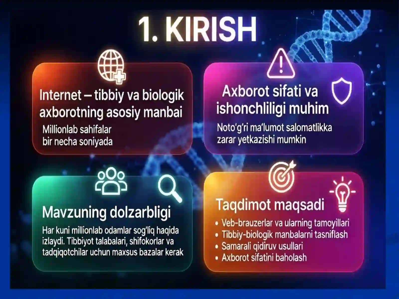 TIBBIY AXBOROTLAR IZLASHDA BRAUZERDAN FOYDALANISH 2