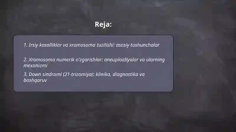 Irsiy kasaliklar hromasomas 2
