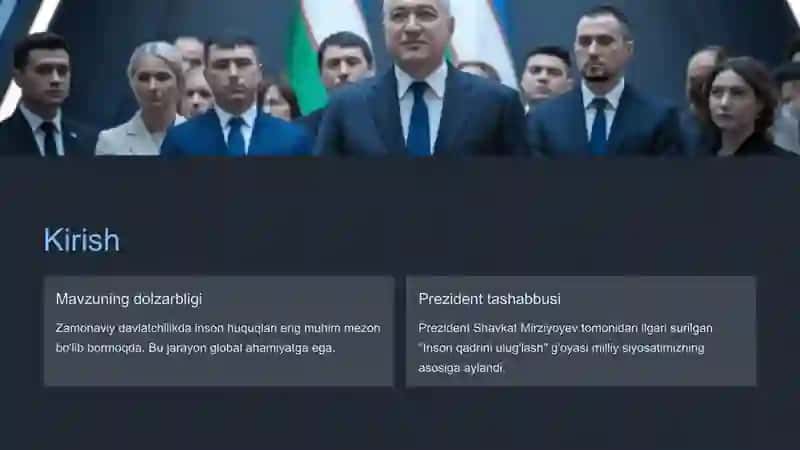 Inson qadrini yuksaltirish va erkin fuqarolik jamiyatini yanada rivojlantirish orqali xalqparvar davlat barpo etish 2