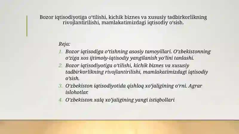 O‘zbekistonning eng tarixi taqdimoti 2